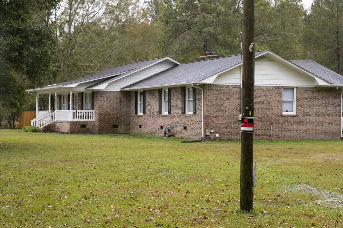 Former home of Giles Warrick at 267 Log Cabin Lake Rd., Conway S.C. 