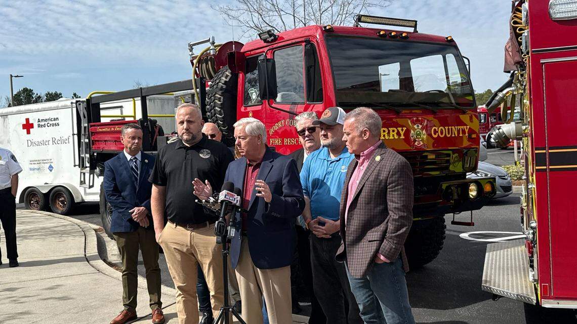 Carolina Forest wildfire briefing had constituents asking for town halls from Graham & Fry