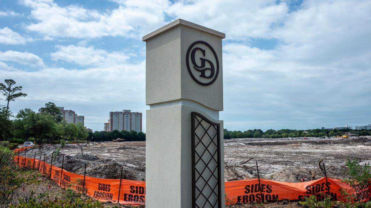 A new Grande Dunes home development is being built by Lennar Homes on 25 acres of land off Kings Highway and Grande Dunes Boulevard in Myrtle Beach, S.C.. July 2, 2024.