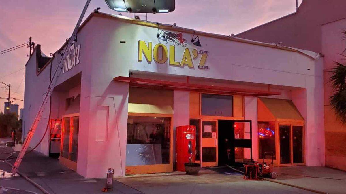 A popular bar near Ocean Boulevard in Myrtle Beach caught on fire early Monday morning. March 6, 2023.