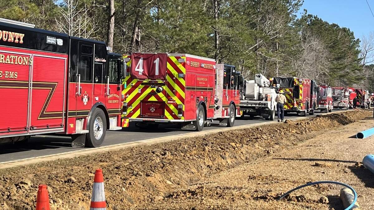 Horry County Fire Rescue responded to a mobile home fire on Friday, Feb. 14, 2025, in Loris, SC. A person died in the fire.
