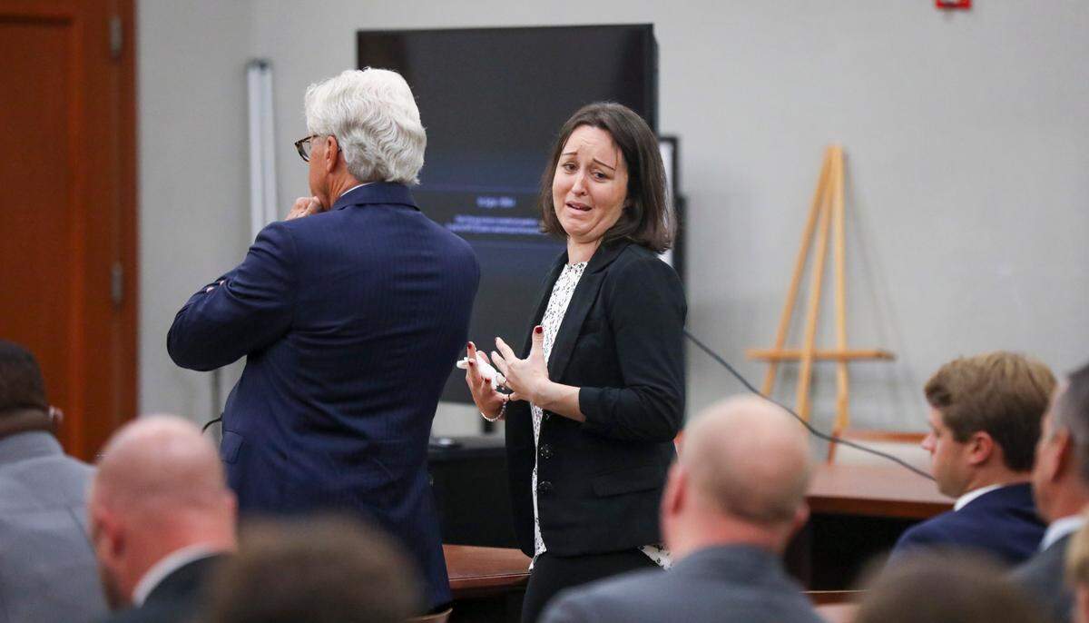 Jennifer Sahr, said she was sorry and asked for forgiveness after pleading guilty of voluntary manslaughter in the death of the her infant child known as ‘Baby Boy Horry’ on Thursday. Judge Paul M. Burch delayed passing a sentence on Thursday opting for a pre-sentence investigation that could take 45-60 days. September 15, 2022.
