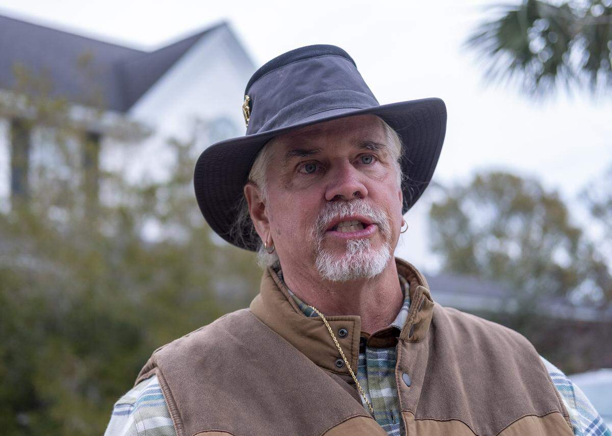 Bhagavan "Doc" Antle owner of Myrtle Beach Safari speaks to the media following an investigation. Wednesday, December 11, 2019.