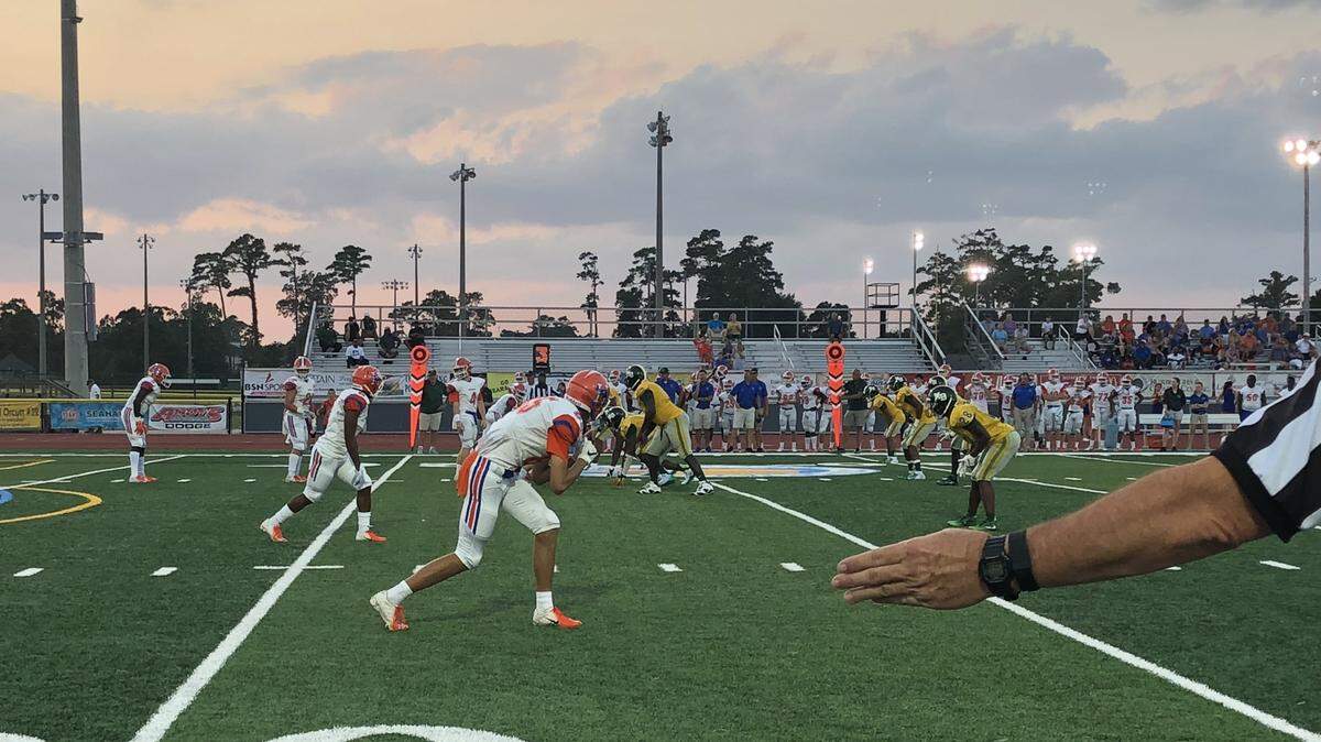 Myrtle Beach is taking on Hanahan tonight.