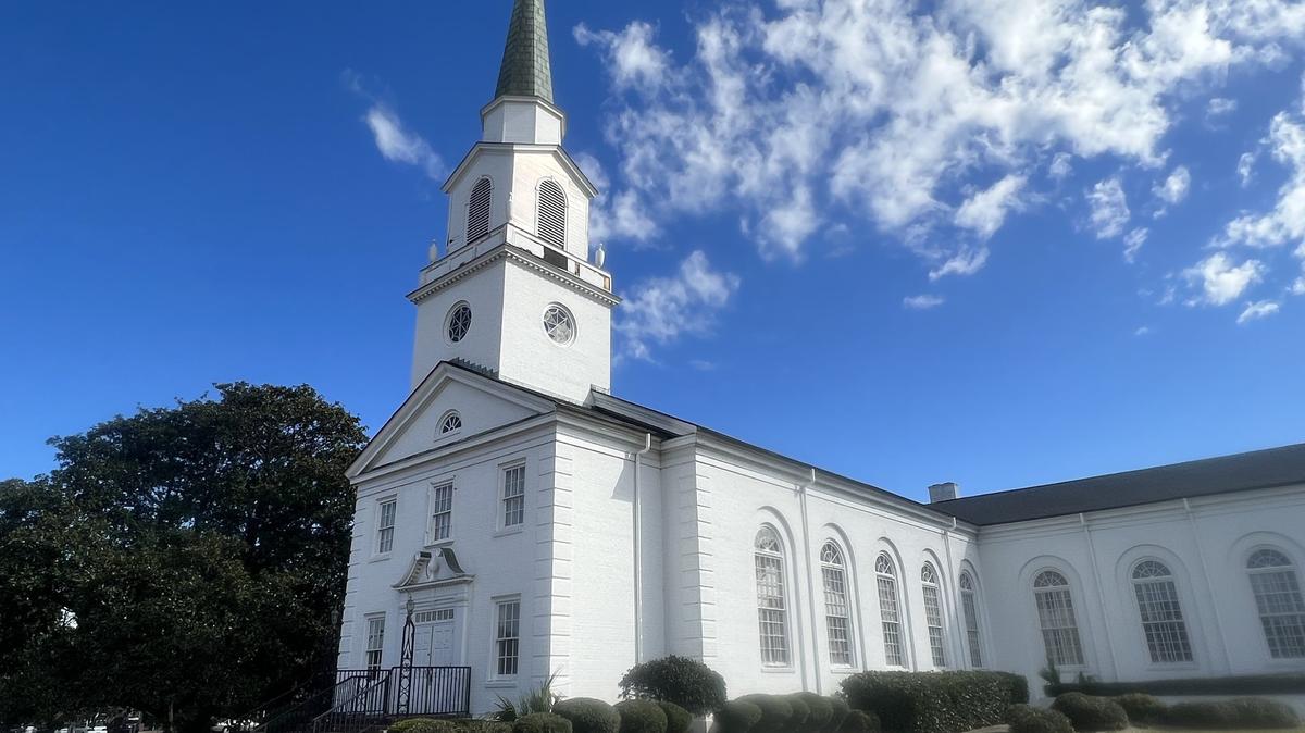The former First Presbyterian Church at 1300 N. Kings Highway in Myrtle Beach has been certified as abandoned and current plans suggest it may be used an an entertainment venue. The facility has been largely out of use since 2018. November 14, 2022.