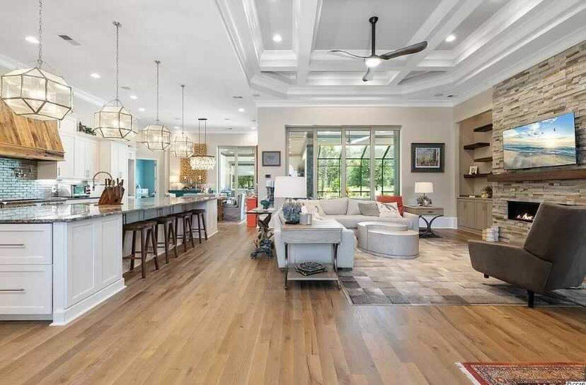 The home in the Ocean Dunes community is listed for over $2 million.
