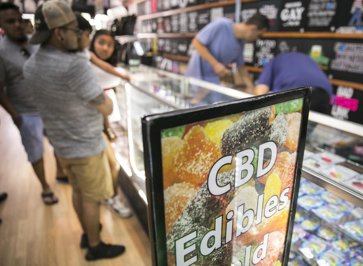A family shops for CBD oil edibles in the Grasshopper shop on Ocean Boulevard. Myrtle Beach city council plans to vote Tuesday on a new zoning district that would ban the sell of such products. “Itâ€™ll kill us. Itâ€™ll hurt. Iâ€™ve been here 31 years and itâ€™ll definitely hurt a lot of business, especially if they take out the CBD,” said store owner Joe McDonald.Aug, 13 2018.