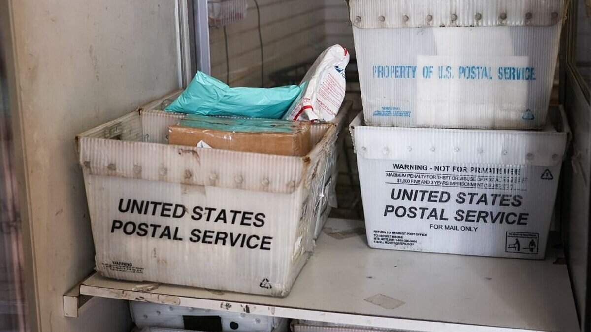 A man apparently tried to rob the Aynor, SC, post office on Monday, March 2, 2026. He threatened workers with a bomb. (Photo by Patrick T. Fallon / AFP via Getty Images)