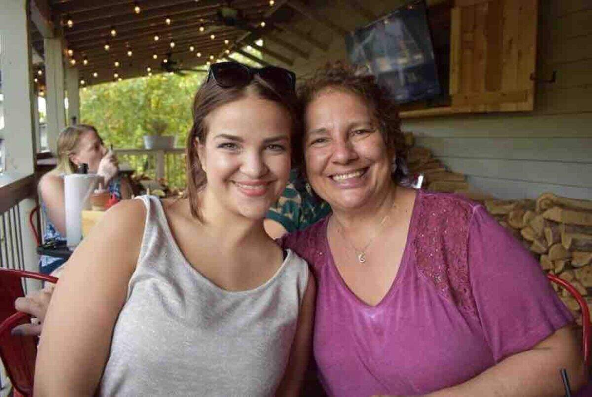 Pictured left to right: Khrysta Boulavsky and her mother, Elaine, are both in critical condition after they had to jump from a third-story balcony to escape an apartment fire at Windsor Green Thursday night. -