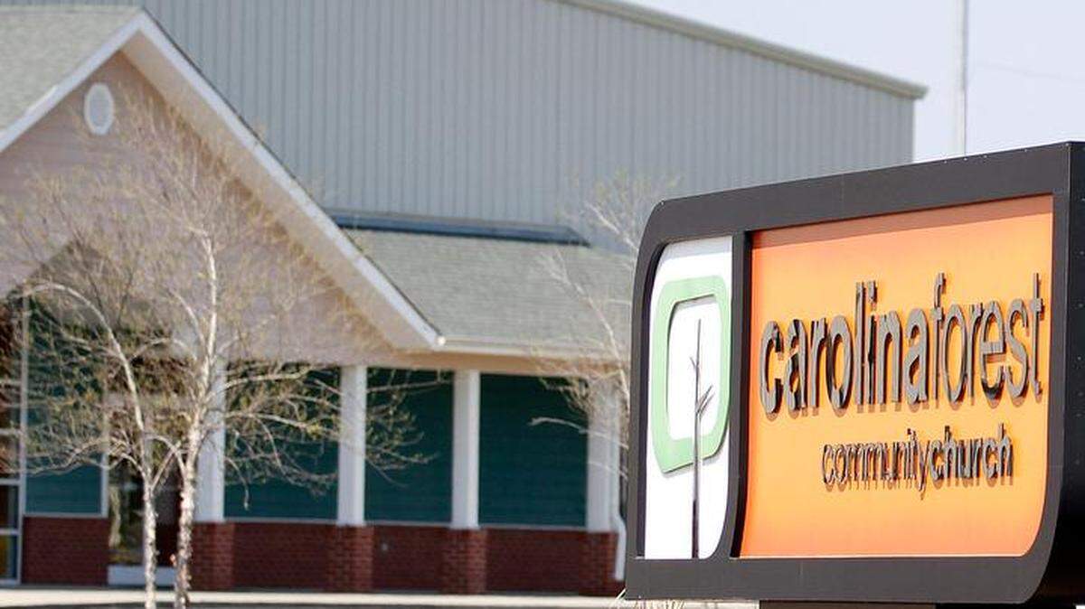 Carolina Forest Community Church is located off Carolina Forest Boulevard.