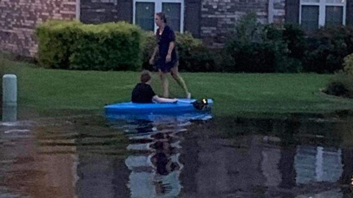 Myrtle Beach area residents on social media show Debby’s impact. Water and more water