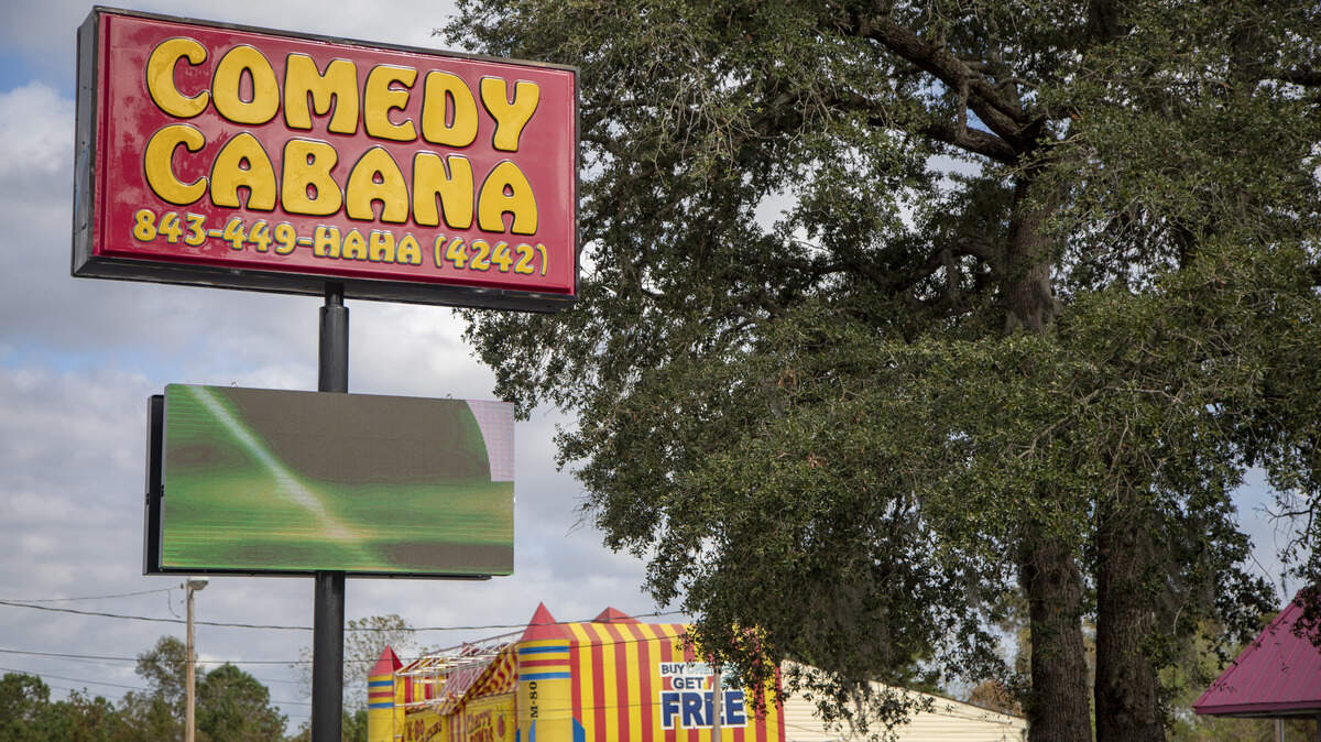 The Comedy Cabana is located at 9588 N. Kings Highway in Myrtle Beach.