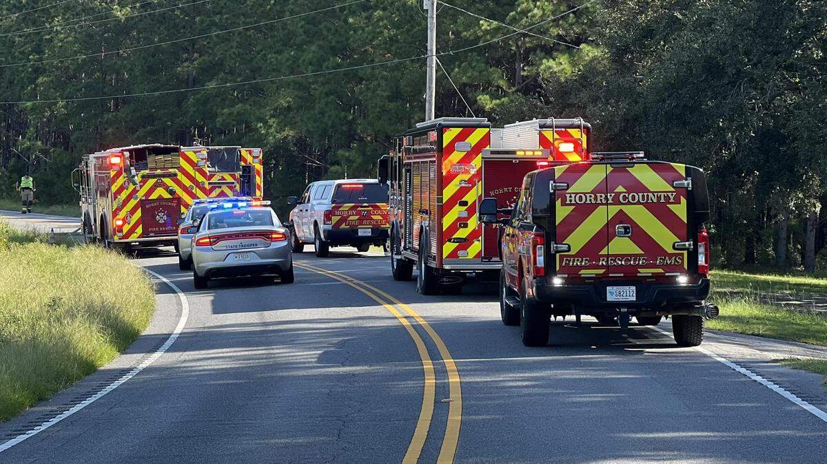 The South Carolina Highway Patrol is investigating a fatal accident Sept. 11 in which a vehicle ran off the roadway and struck a tree near Loris. The vehicle caught fire and was put out by Horry County Fire Rescue. The driver died on the scene.