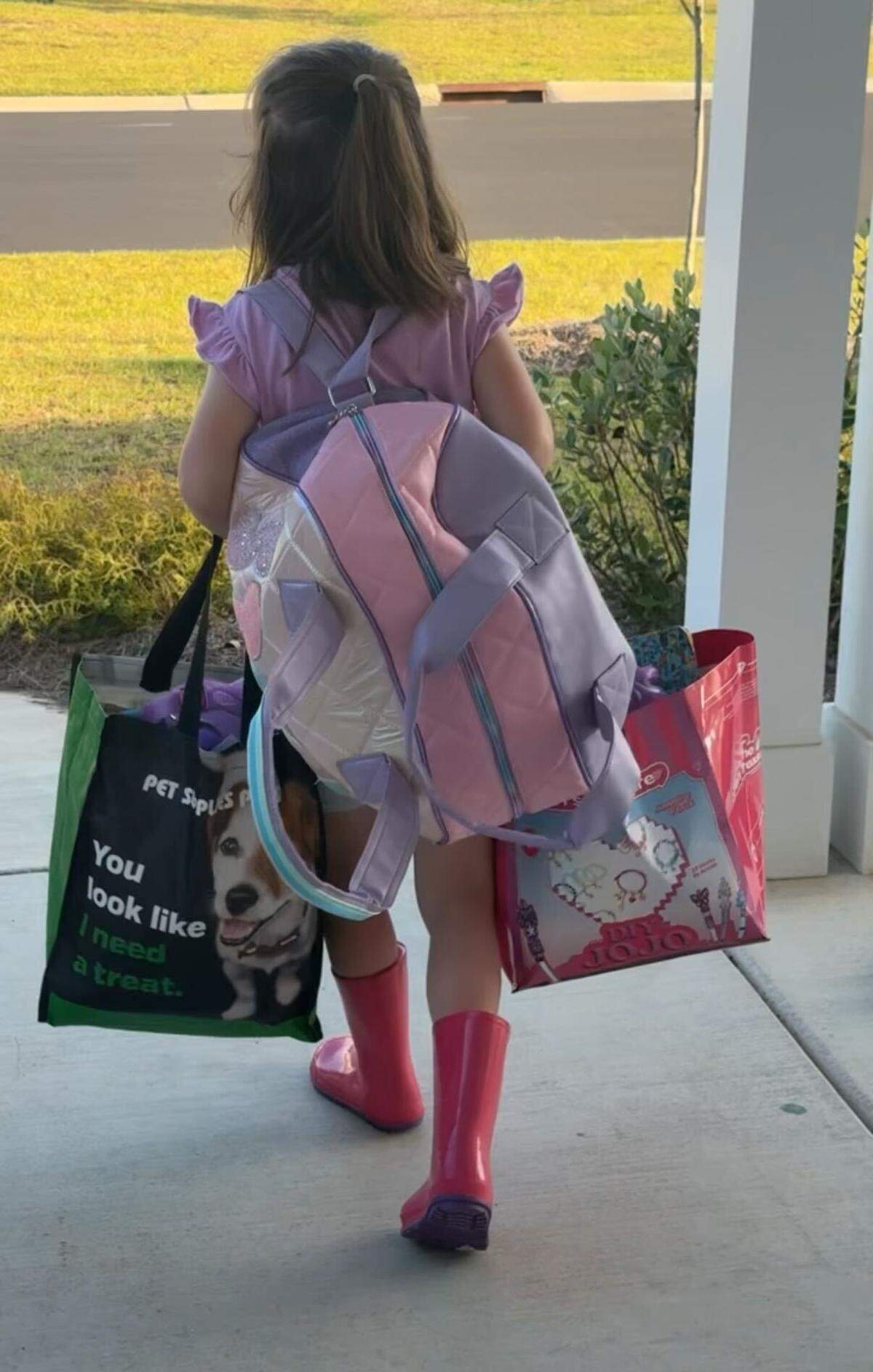 Paisley Russo went viral on TikTok after she tried to run away from her Myrtle Beach home. She packed bags with books, stuffed animals scrunchies.