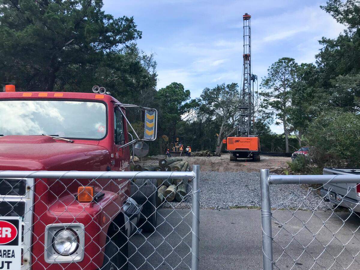 The rebuilding of the Huntington Beach State Park Nature Center began this week, three years after the a fire destroyed the old center killing twenty animals. Officials expect the new building to open in the Spring of 2020. July 15, 2019.