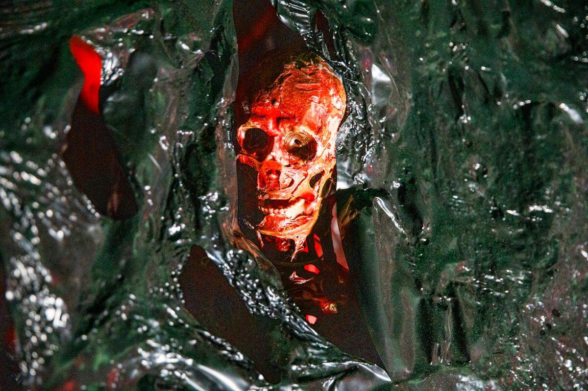 Preparations are being made for the production of the Hotel Hell and Wicked Haunted Nightlife. The 15,000 square foot adult only haunted house opens Thursday, September 26 and will run until November 2, 2024 next to the Master’s Club in Myrtle Beach, S.C. Sept. 24, 2024.
