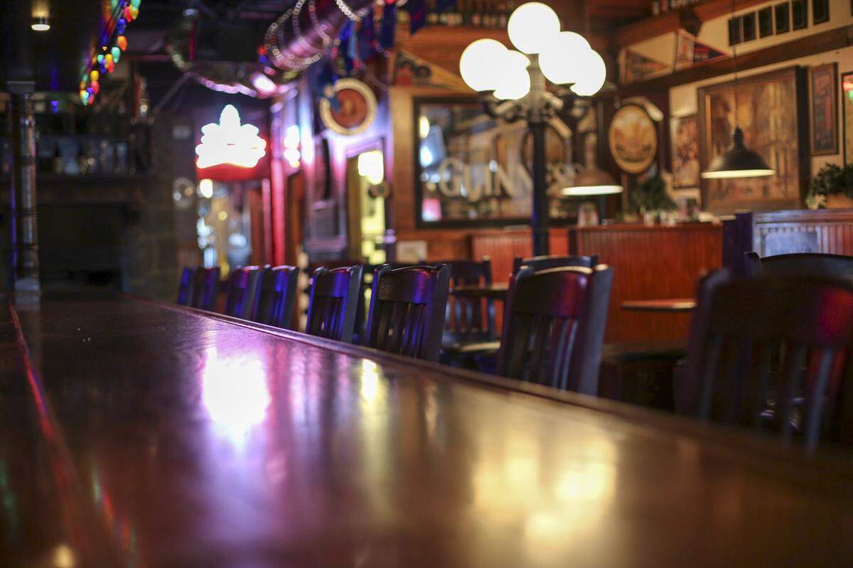 An interior view of Bumstead’s Pub in Myrtle Beach