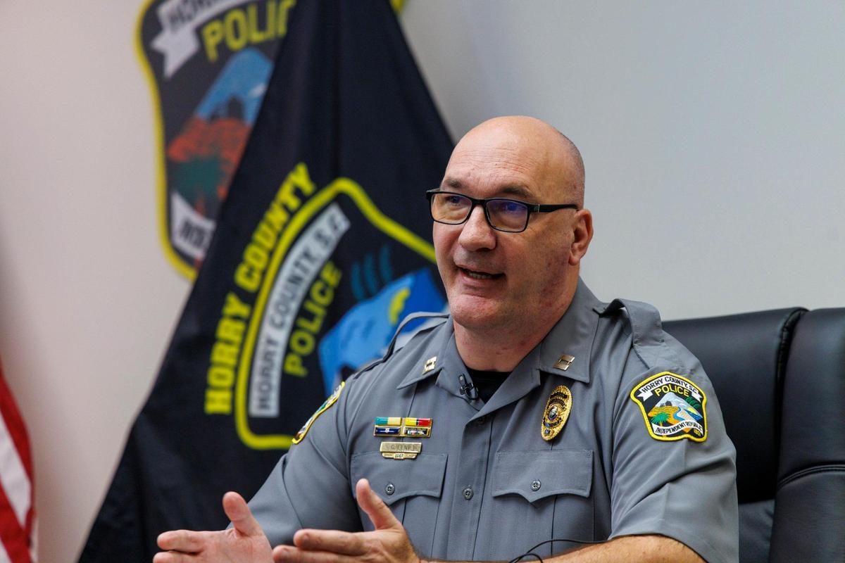 Captain Gregory Lent, of the Horry County Police criminal investigations unit, talks about the homicide case of Amber Berbiglia, unsolved for almost twelve years, and other unsolved cases in Horry County, SC. April 17, 2025.