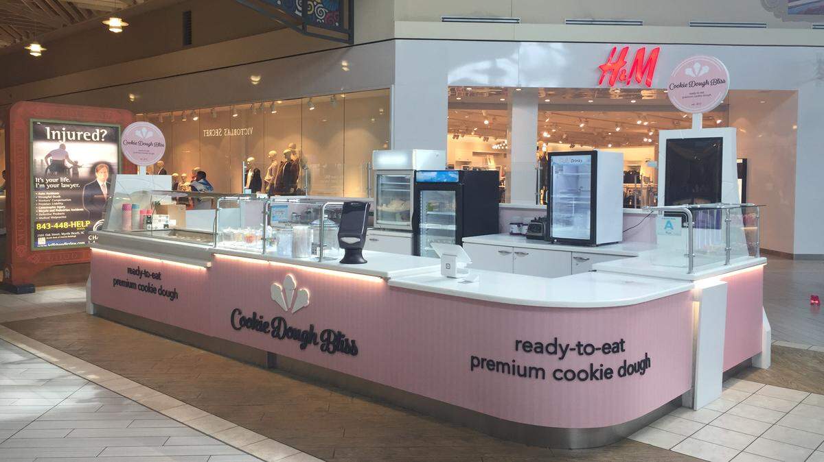Cookie Dough Bliss, which offers up treats with different cookie dough bases, opens in Coastal Grand Mall on Nov. 15.