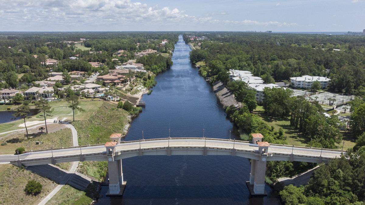 The owner of Grande Dunes Golf Club and the former Waterway Hills Golf Club plans to connect the two properties and build 888 units along the Intracoastal Waterway just North of Grande Dunes on the West side of the Intracoastal Waterway. May 9, 2019.