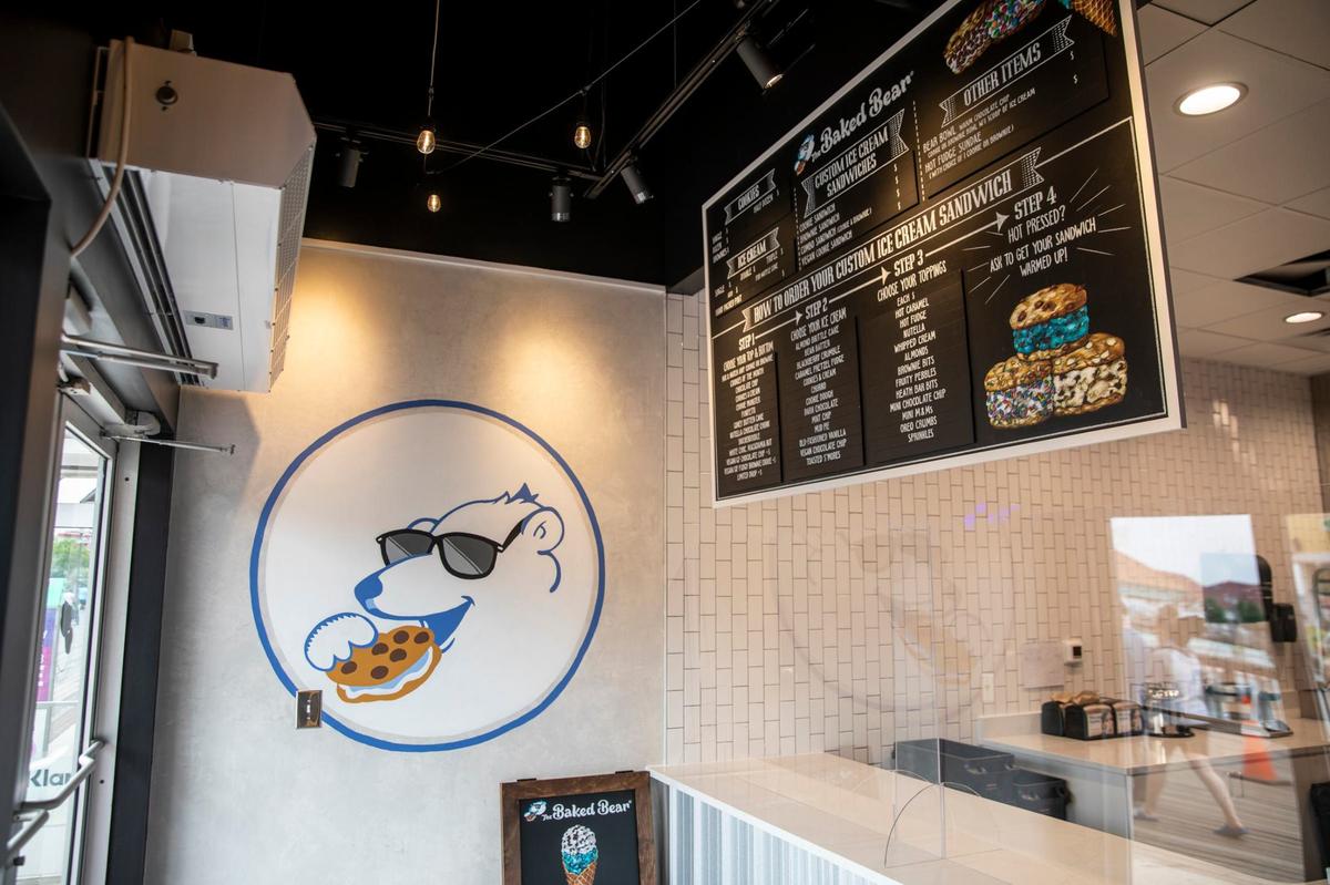 Baked Bear, a custom ice-cream sandwich shop will open at Broadway at the Beach on Friday. The treats will allow customers to select from twelve different cookies and ice cream flavors to make the sandwiches. April 19, 2024.