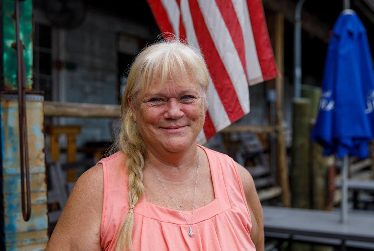 Leslye Beaver, owner of the Beaver Bar in Murrells Inlet, S.C., one of the most popular biker bars in the Myrtle Beach area. Beaver also owns locations in Ormond Beach, Florida and in Sturgis, South Dakota. Sept. 24, 2024.
