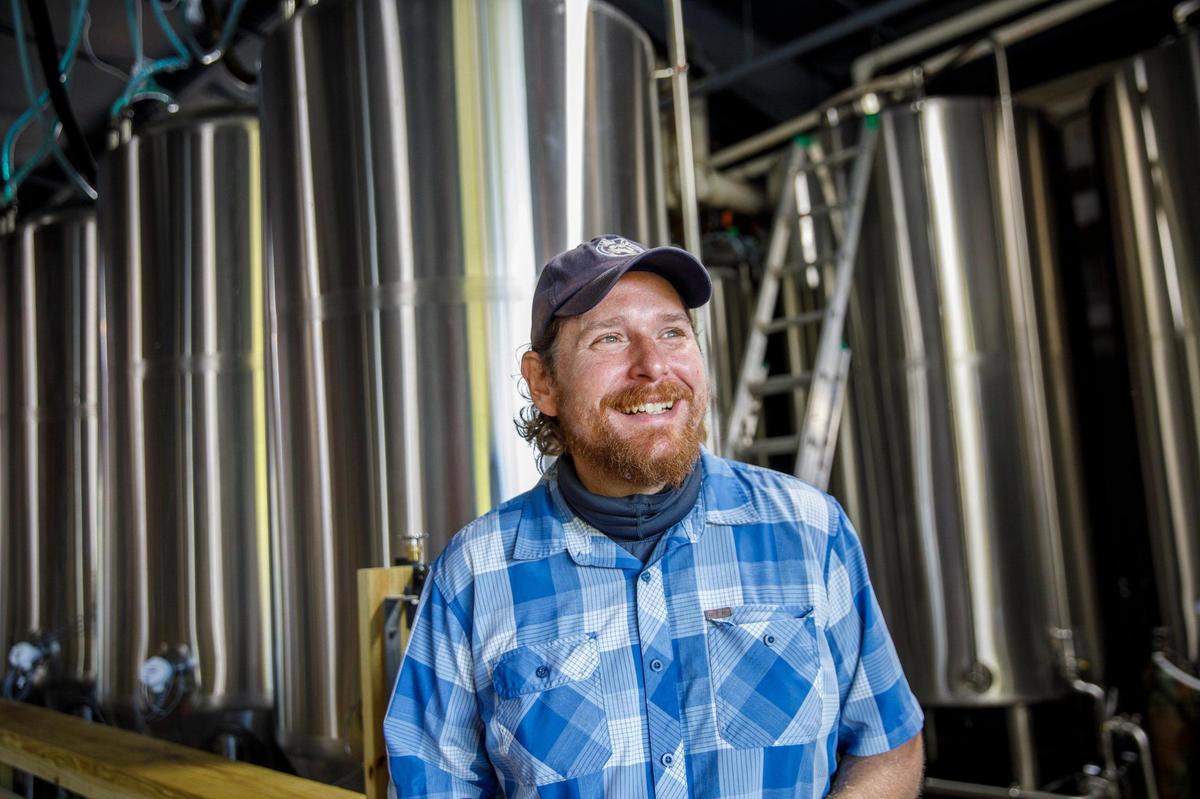 Patrick Gibson, Brewmaster at Tidal Creek Brewhouse in Market Common district of Myrtle Beach. Oct. 5, 2021.