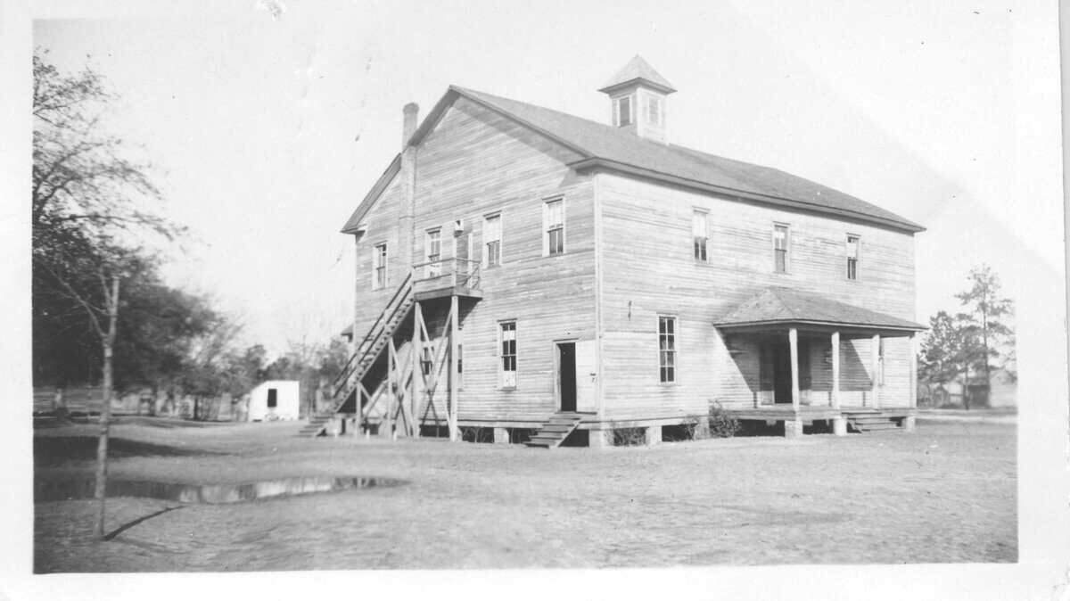 A historic photo of Whittemore School from early in the 20th century. Conway is looking for memorabilia from the since integrated school.