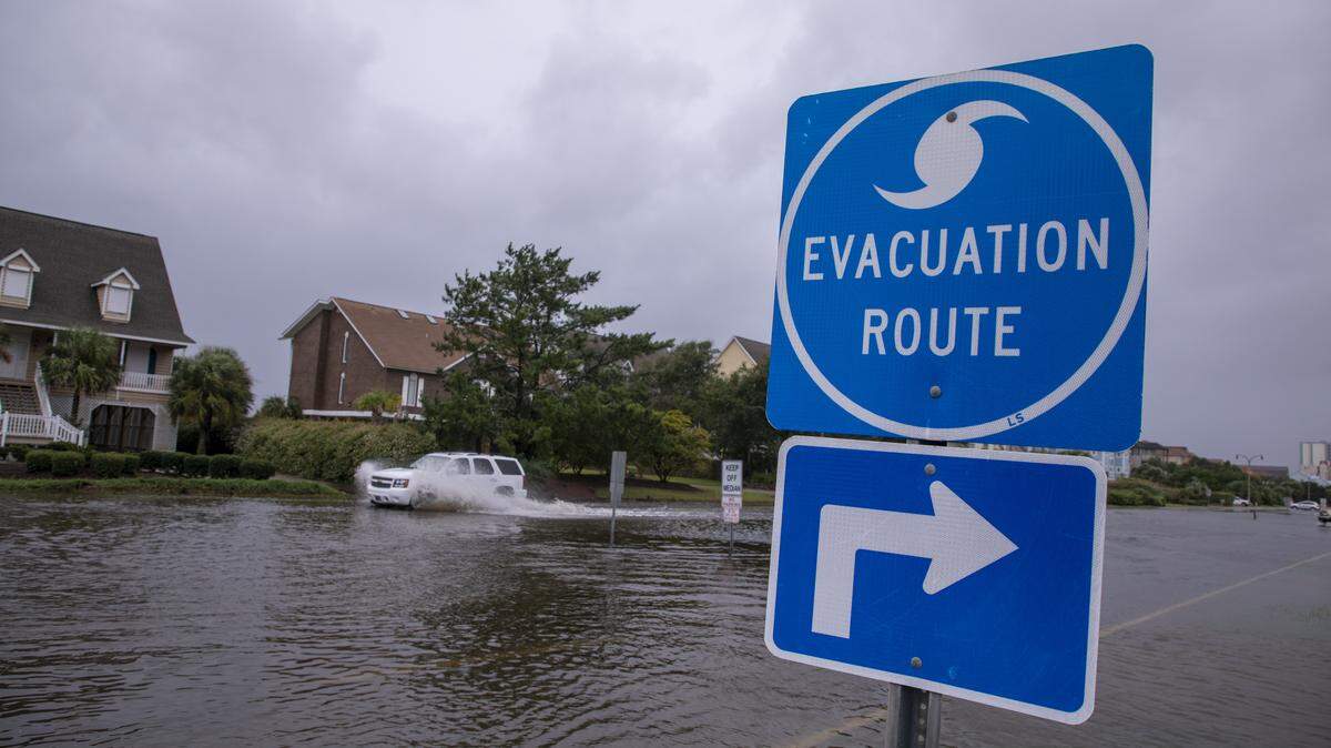 Ocean Boulevard in North Myrtle Beach was flooded most of the day on Thursday. As Hurricane Dorian approached North Myrtle Beach on Thursday reported tornados damaged buildings and a lashing rain brought flash flooding to area roads. Thursday Sept. 05, 2019.