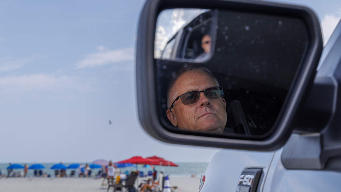 He guarded four presidents. Now this officer is guarding Horry County beaches