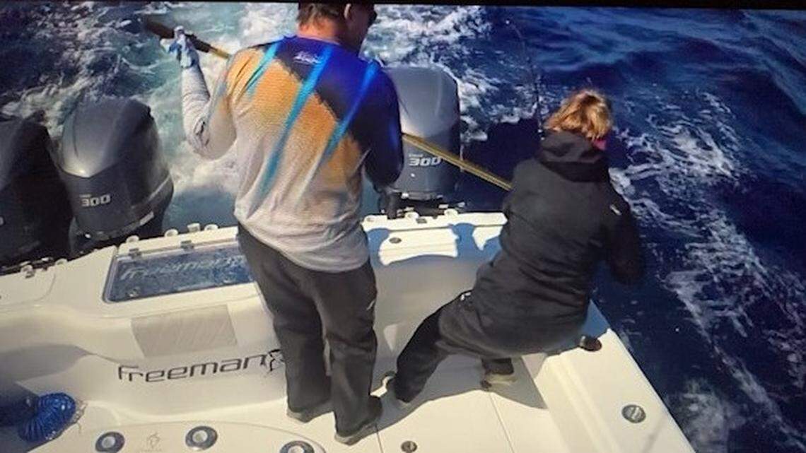 ‘We fish hard’: How a husband-wife duo hauled in a near 100-pound fish in SC Wahoo series
