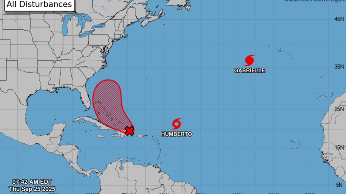 Tropical Storm Humberto and another tropical disturbance could start impacting South Carolina this weekend.