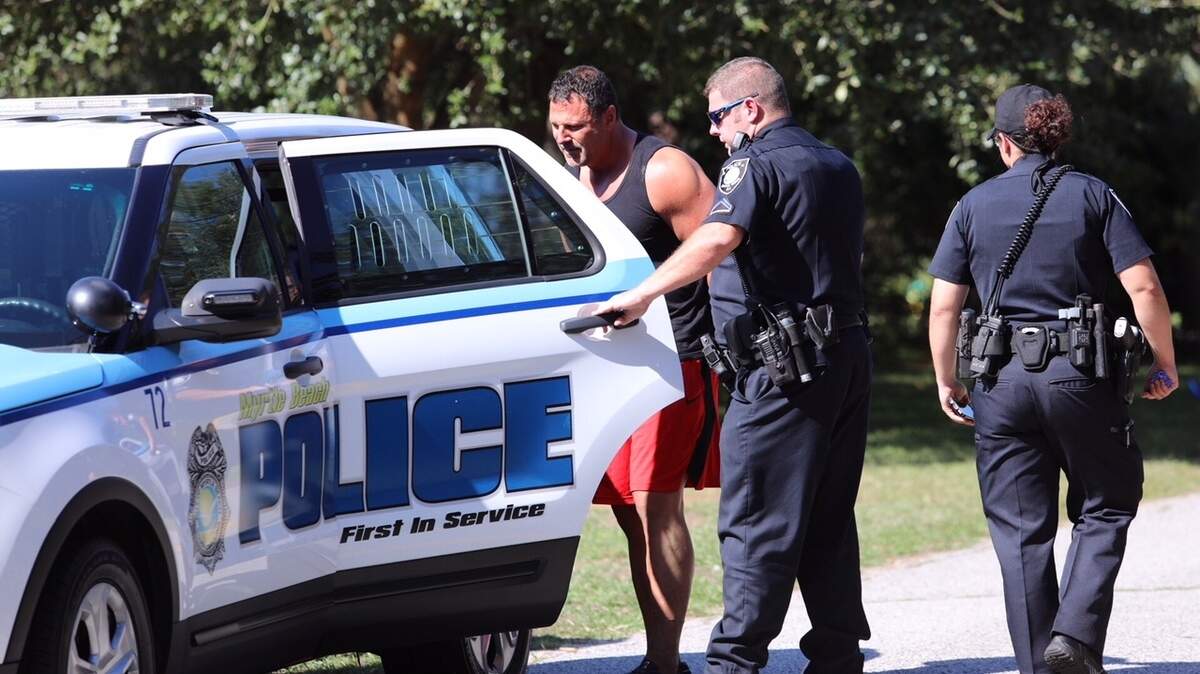 Myrtle Beach police arrested one man Tuesday at a house on Wildwood Dunes Trail.