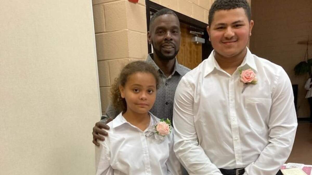 Carlos Williams (middle) with his son Jayden and daughter Ariana. Williams died unexpectedly Saturday, January 15, 2022 after more than a decade as the bell manager at Ocean Sands Club Resort in Myrtle Beach.