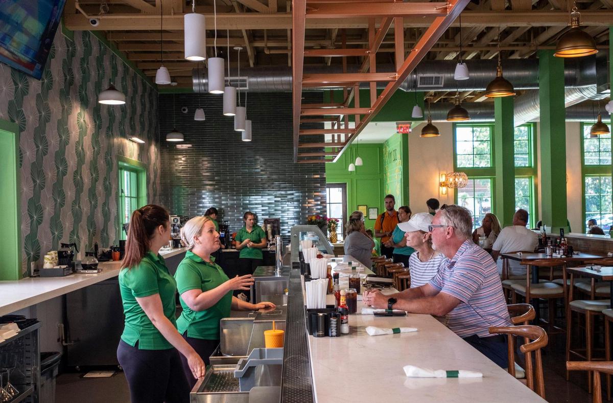 Mimosas, a breakfast and lunch restaurant, opened in Myrtle Beach on 74th Avenue North in Myrtle Beach, S.C. this week. The eatery has features a large outdoor dining section, and a speciality brunch menu. June 13, 2023.