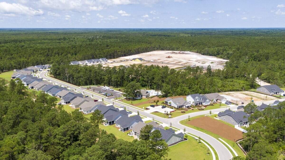 The Park Pointe neighborhood adjacent to the North Myrtle Beach Park & Sports complex in North Myrtle Beach.