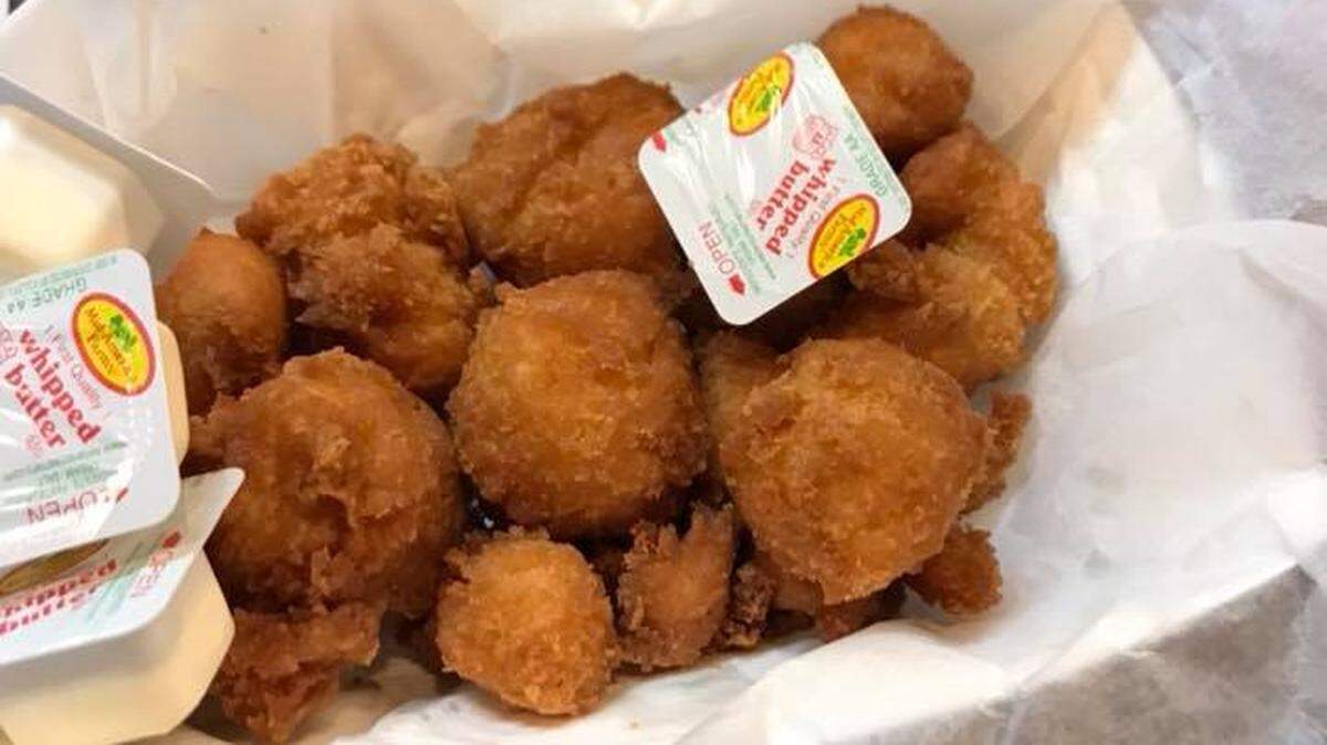 Big Mike’s Soul Food in Myrtle Beach is rated among the top places in the Myrtle Beach area by Yelp for hush puppies.