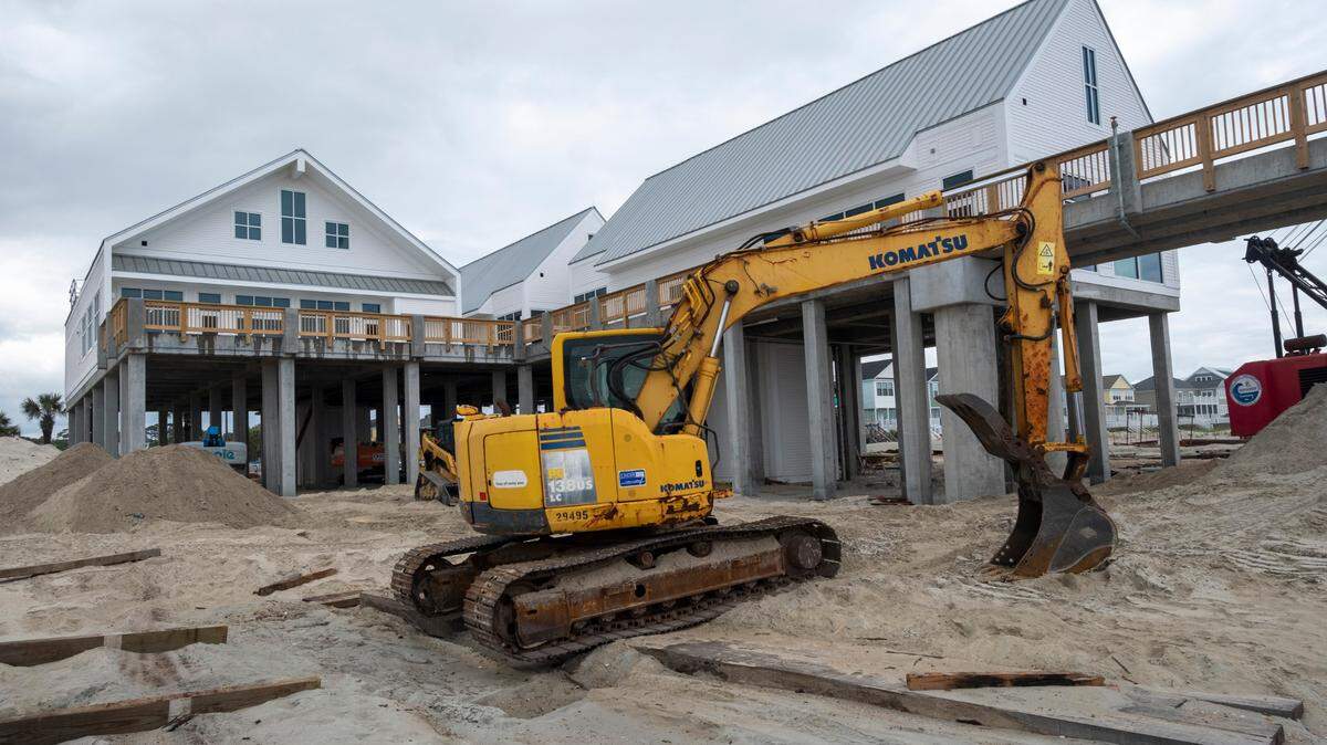 The rebuilding of Surfside Beach Pier, originally damaged by Hurricane Matthew in 2016, is nearing completion. Consensus Construction crews showed off the progress of the new concrete pier, designed to withstand waves of up to 15 feet over the deck, to city officials and media on Friday. The City of Surfside expects to take occupancy by August 8, 2023 if not sooner. June 2, 2023.