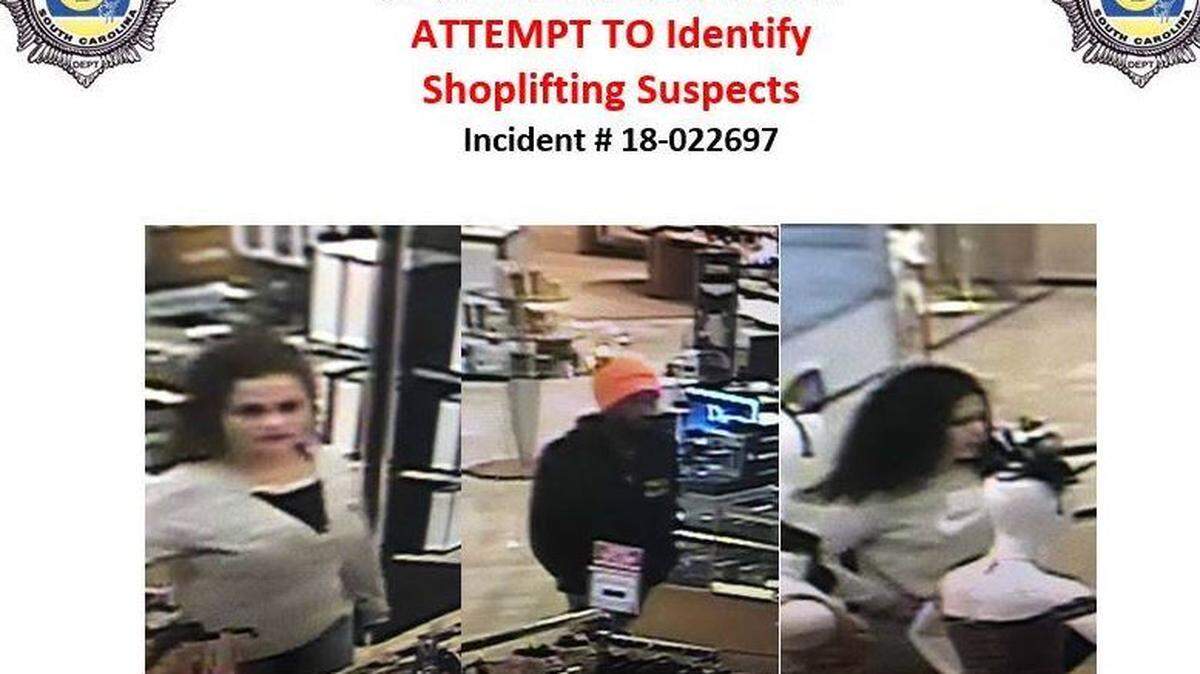 Myrtle Beach Police Department asks the public to help identify these shoplifting suspects.