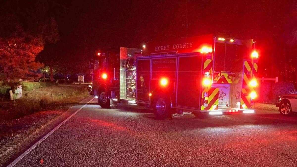 Horry County Fire Rescue and South Carolina Highway Patrol responded to an early morning crash Saturday, Dec. 21, 2024, that involved a pedestrian and a vehicle. The pedestrian was killed in the accident.