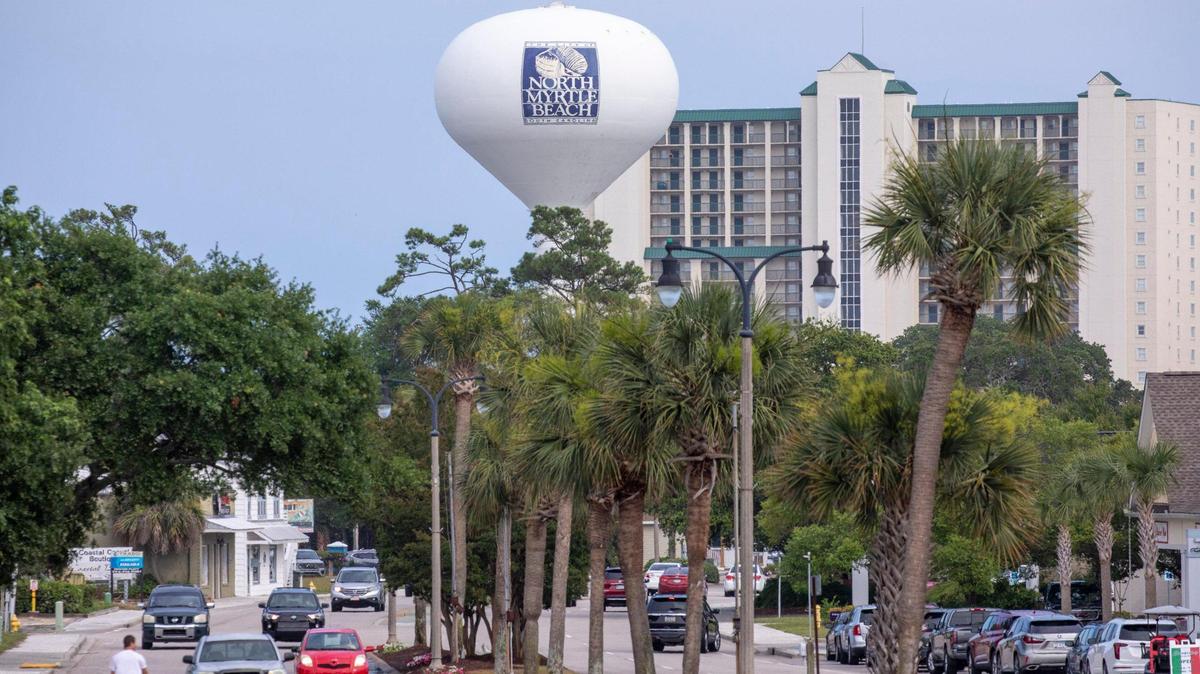 Main Street in North Myrtle Beach, S.C. June 21, 2023.