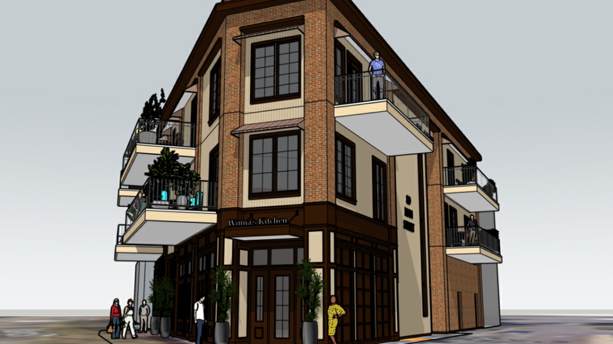 Doyle Architecture renderings show proposed plans for 819 Main St.