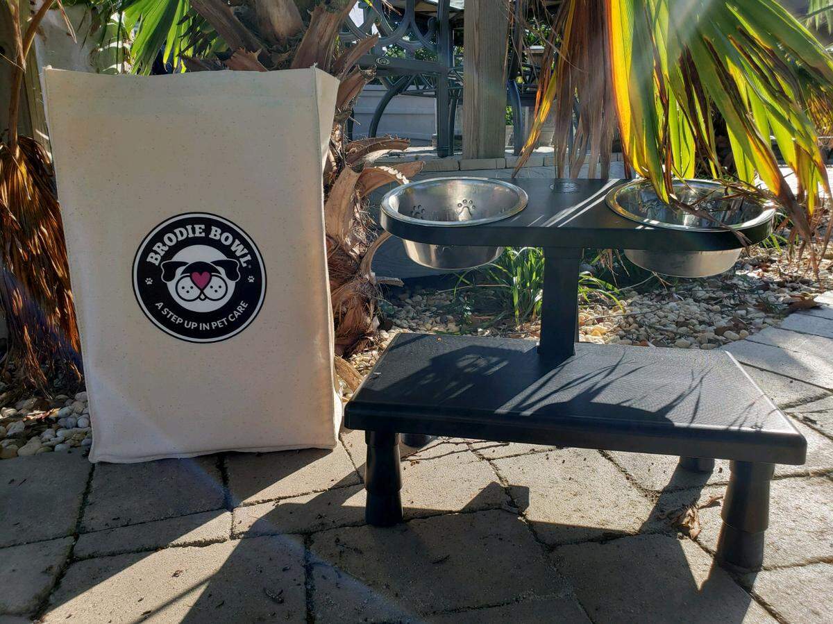 The Brodie Bowl is an invention Myrtle Beach resident Brian Uhl constructed that won a 2018 Pet Business Magazine award.