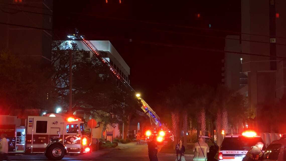 Ocean Blvd resort fire under investigation, Myrtle Beach FD says