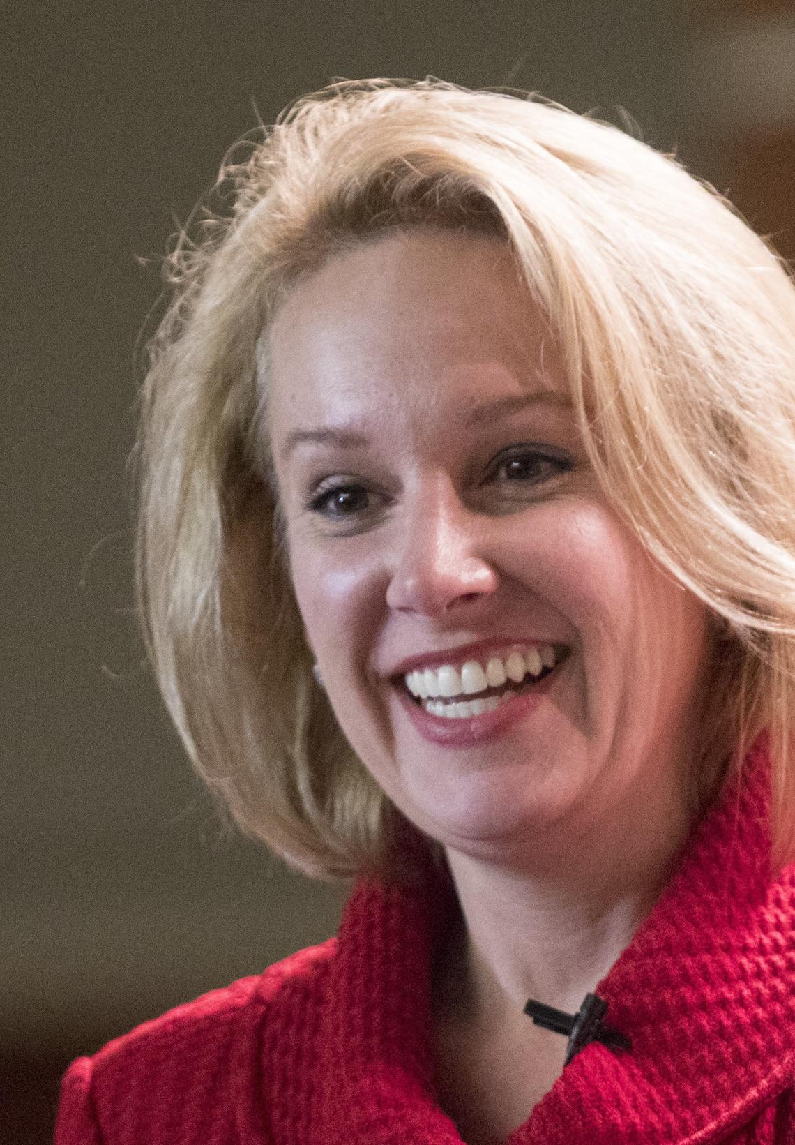 Gubernatorial candidate Catherine Templeton talks about her plan to cut taxes and government spending at the Horry County GOP meeting with republican's on Monday night at Horry Georgetown Technical College in Conway. April 9, 2018.