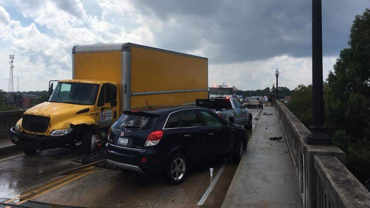 A crash on the Main Street bridge going into Conway is expected to shut down traffic in both lanes until after 5 p.m.