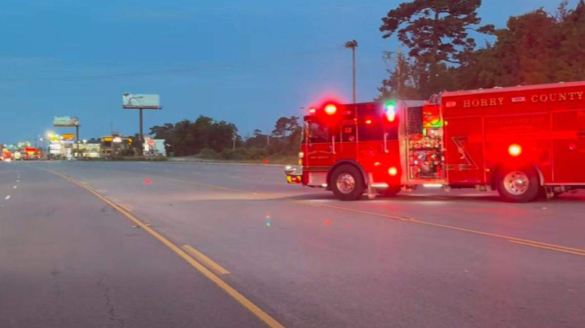 UPDATE: Gas line secured after crash on N Kings Highway, 2 sent to hospital