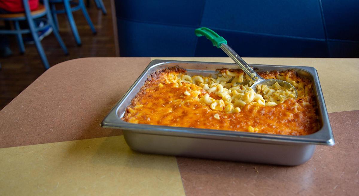 Macaroni and cheese at Ms. Margaret’s Soul Food in Conway, S.C.