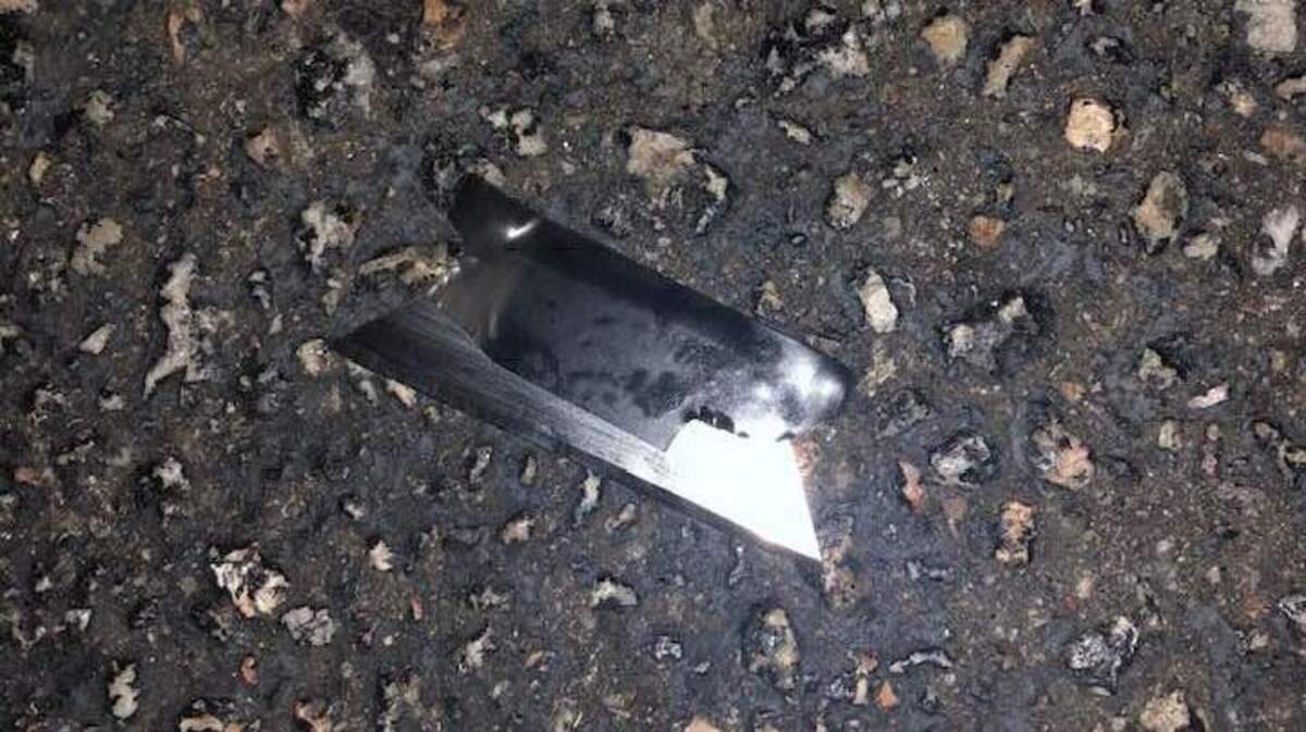 Kristy Bryant Barfield said she found a razor blade taped to the inside of her car door handle at Tanger Outlet Saturday.