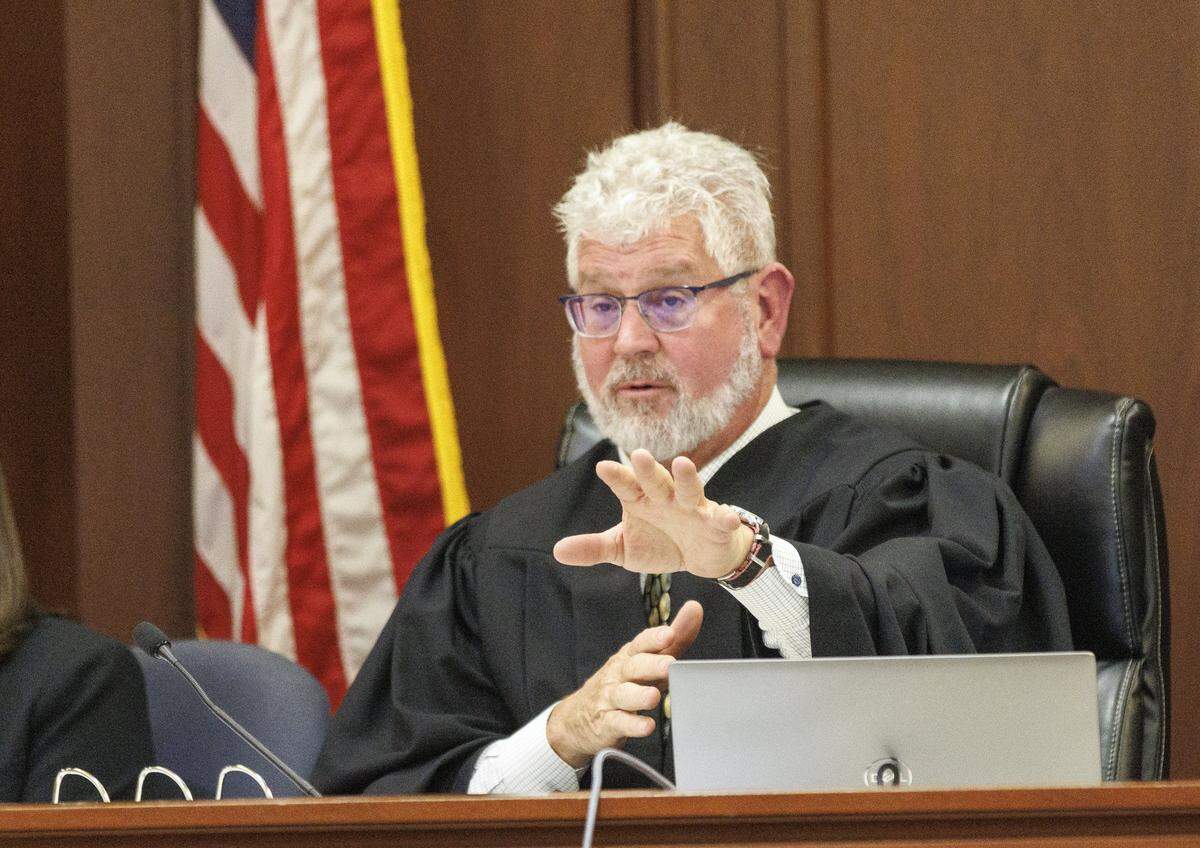 Judge Eugene Griffith Jr. heard a flurry of motions filed by North Myrtle Beach businessman Weldon Boyd and his friend Kenneth “Bradley” Williams related to the lawsuit in which they are defendants in a Conway, SC courtroom on Monday. Nov. 17, 2025.